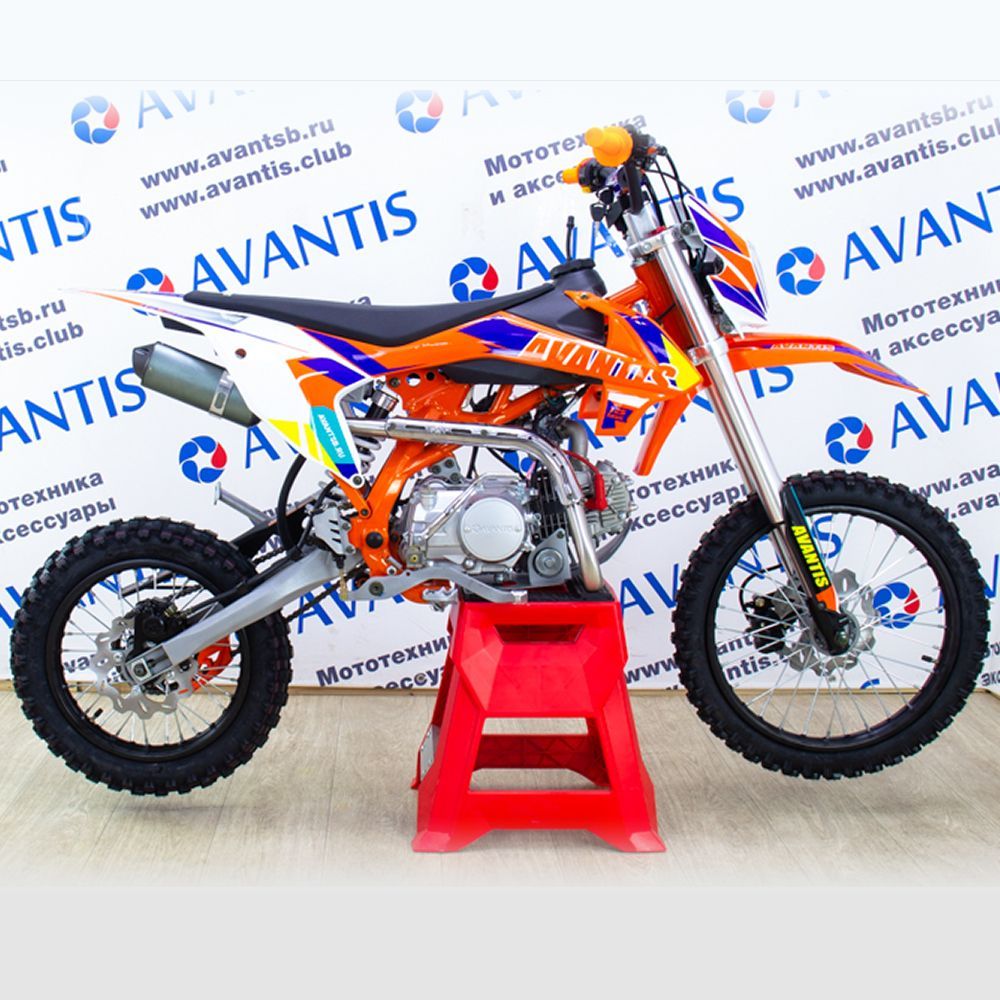 Купить питбайк avantis basic 125сс 17/14 по выгодной цене с доставкой по  всей России в интернет-магазине новосибирск.мопеды.рф